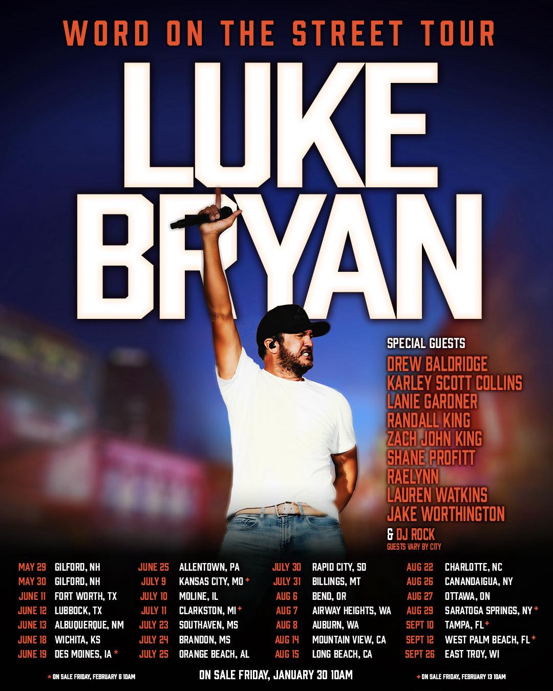 Drew Baldridge Tour Poster 2026